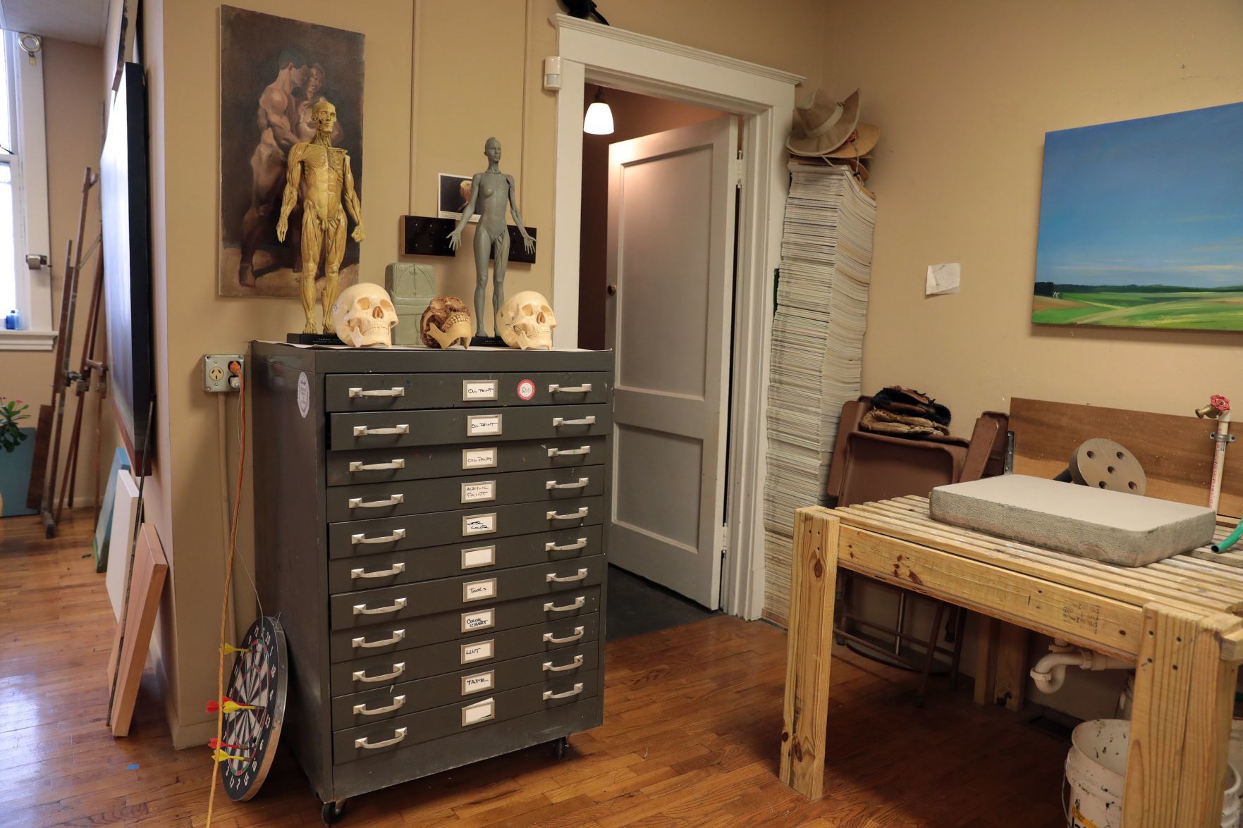 At Home with David and Mary Beth Ottinger in Bevo Mill artist's studio